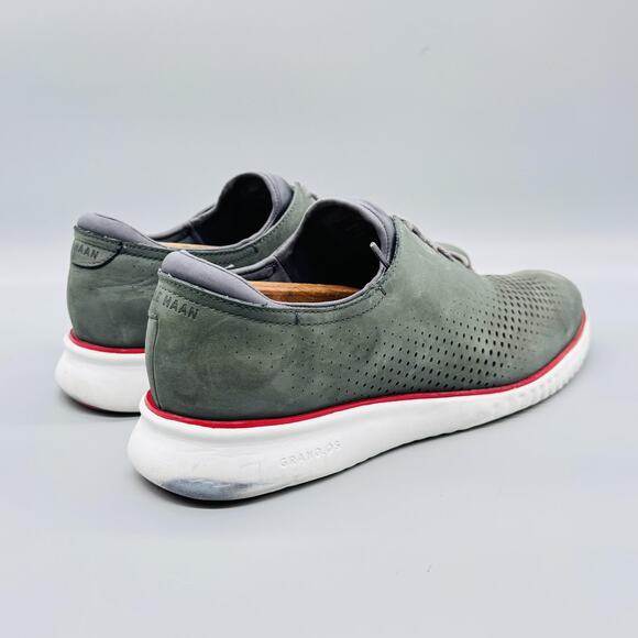 Cole Haan Shoes Mens 11 Green Nubuck Zerogrand Oxford Dress Sneakers Comfort main image 5